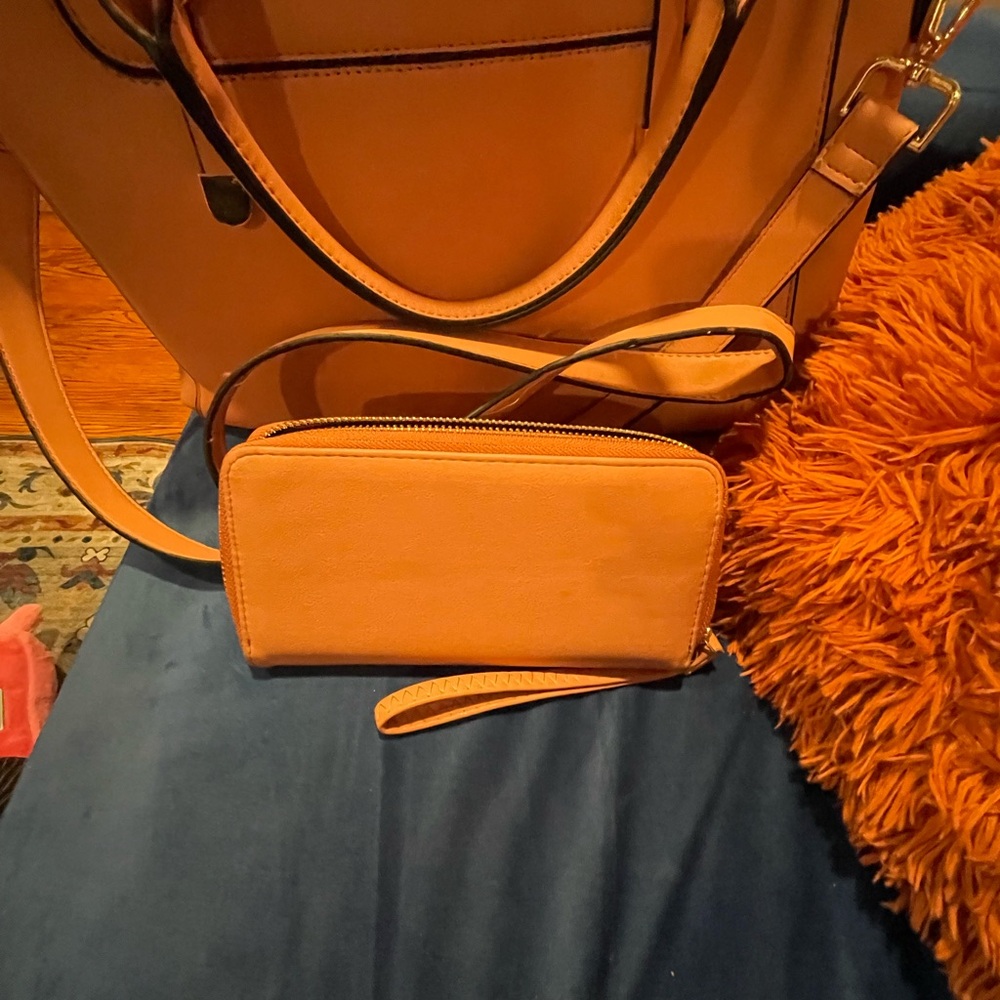 Stylish Tan Women's Bag Set